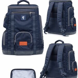 STITCH Golf Birdie Bag Travel Zipper Backpack w/ Insulated Cooler